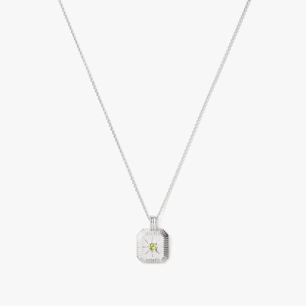 August Birthstone Pendant Necklace - Samyut Bracelets